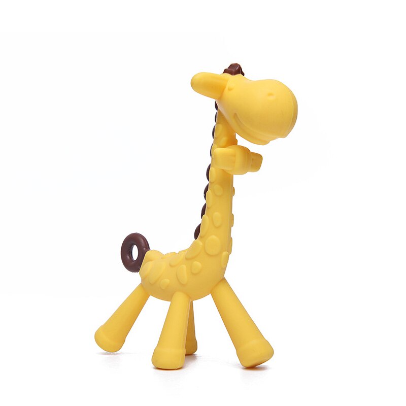 Giraffe Teething Toy Pacifier Chain Accessory